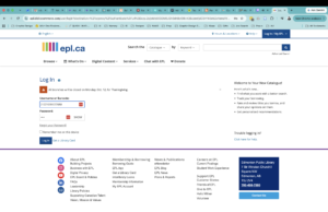 Use your EPL credentials to log in to Mango Languages. Log in screen for Mango Languages using EPL loging credentials.